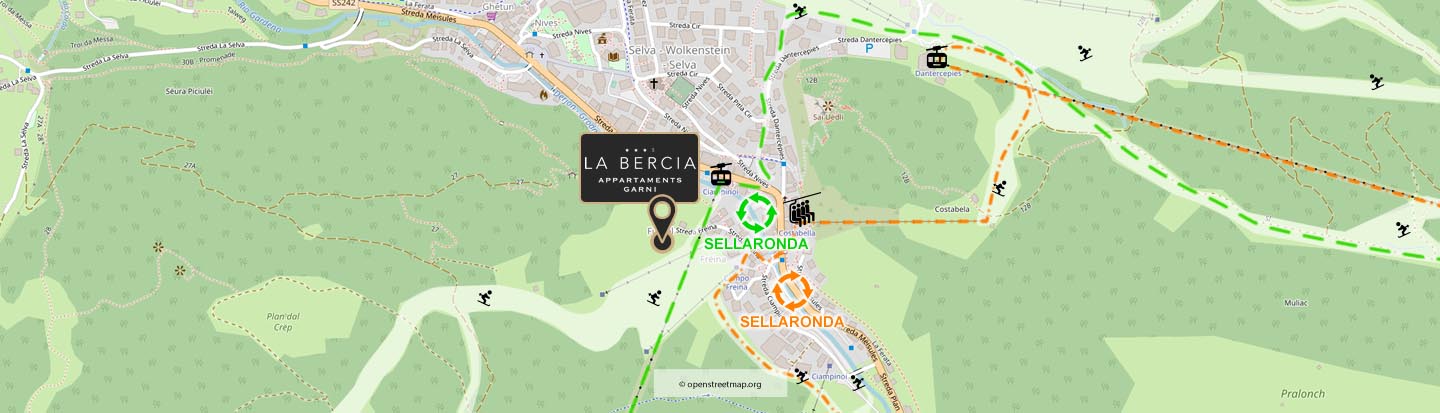Garni Hotel La Bercia in der Sella Ronda
