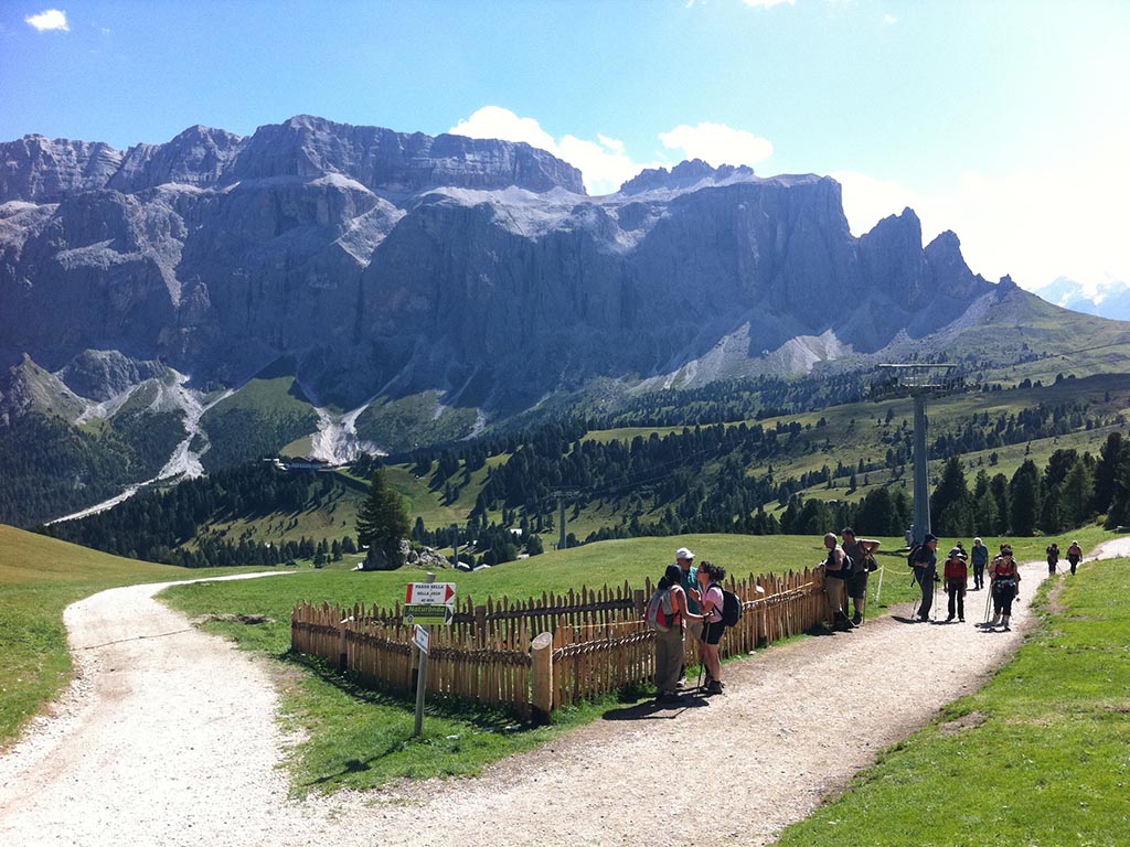 Wanderung zur Comici Hütte